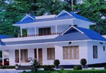 28 സെന്റ് സ്ഥലവും 2400 സ്ക്വയര് ഫീറ്റ് വീടും